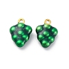 304 Stainless Steel Enamel Pendants STAS-B085-40G-01-1
