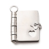 304 Stainless Steel Pendants STAS-F362-03P-1