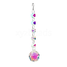 Clear AB Glass Pendant Decorations PW-WG12742-17