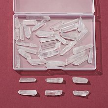 35Pcs Natural Quartz Crystal Beads G-FS0002-44