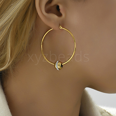 Elegant Geometric 201 Stainless Steel Earrings Set for Women RP9767-1