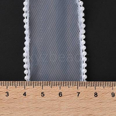5 Yards ABS Pearl Edged Mesh Ribbon for Bowknot Making OCOR-B004-01A-07-1