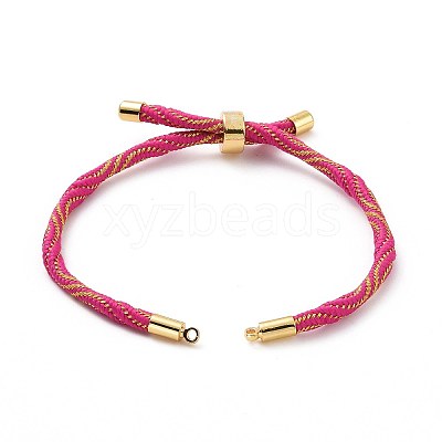 Nylon Cord Silder Bracelets MAK-C003-03G-11-1