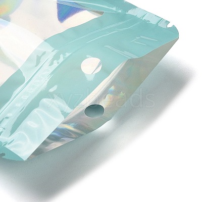 Rectangle Glitter Holographic PVC Resealable Packaging Bags ABAG-P011-01F-01-1