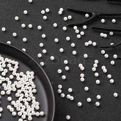 Imitation Pearl Acrylic Beads PL611-1-1