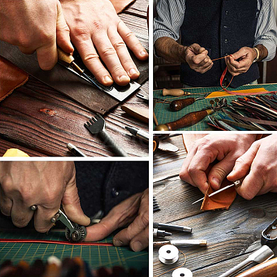 Leather Fabric DIY-WH0002-79F-04-1