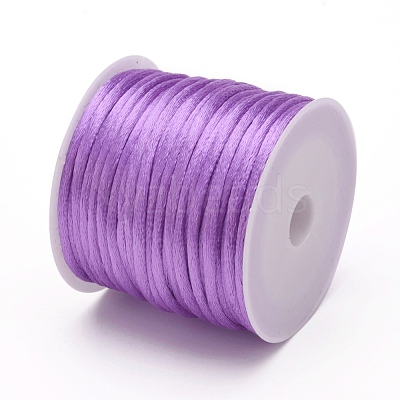 Nylon Satin Rattail Cords NWIR-L006-2mm-07-1