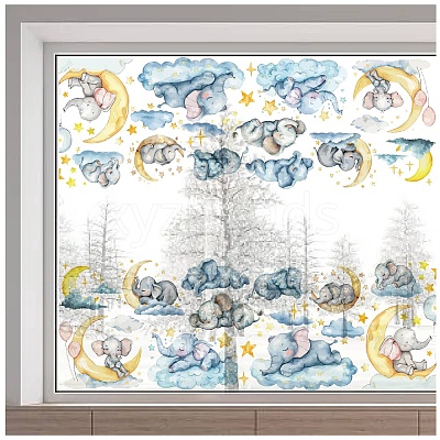 PVC Window Static Stickers AJEW-WH0385-0085-1