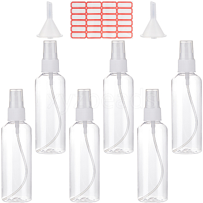 Empty Portable Plastic Spray Bottles AJEW-GF0009-72C-01-1