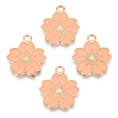 Alloy Enamel Pendants X-ENAM-S121-115K-1