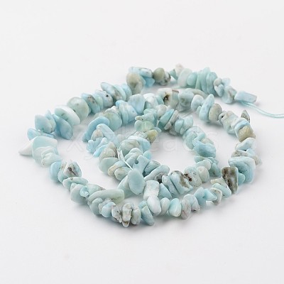 Chip Natural Larimar Bead Strands G-M349-09-1