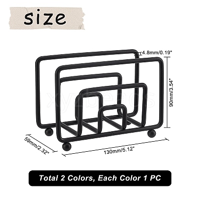 2Pcs 2 Colors Paper Towel Holder DJEW-UN0001-01-1