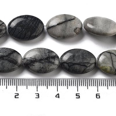 Natural Netstone Beads Strands G-P528-M13-01-1