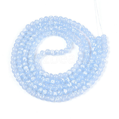 Baking Paint Glass Beads Strands DGLA-N015-4mm-06-1