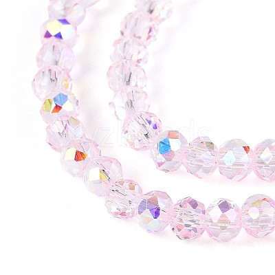 Transparent Glass Beads Strands EGLA-N016-3mm-04-1