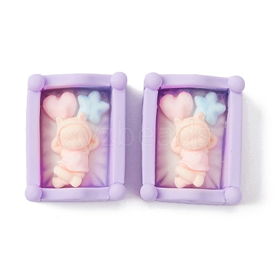 Opaque Resin Cabochons RESI-Z001-13B-1