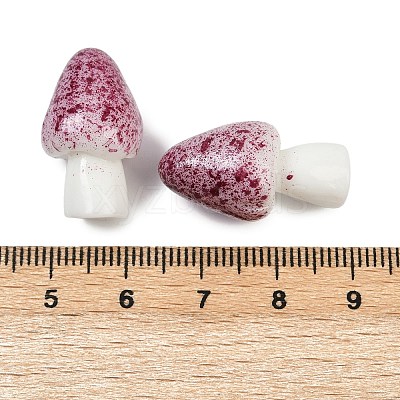 Mushroom Themes Resin Display Decorations LS-DJEW-S002-01C-1