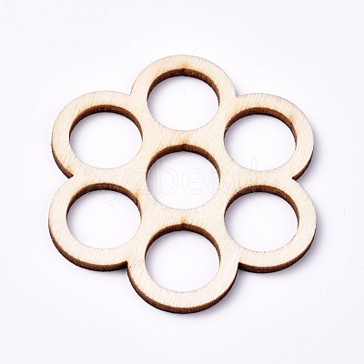 Wood Cabochons X-WOOD-TAC0003-35-1