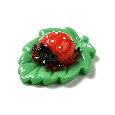 Opaque Resin Cabochons X-RESI-F034-01B-1