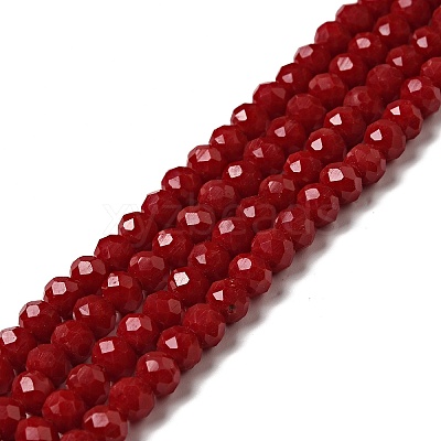 Imitation Jade Glass Bead Strands LS-GLAA-F001-6x4mm-29-1