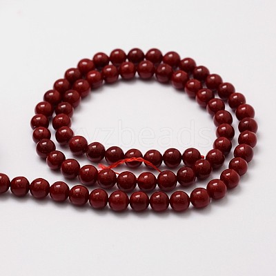 Shell Pearl Beads Strands BSHE-L026-01-6mm-1