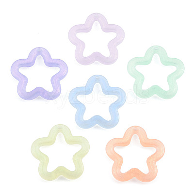 Transparent Luminous Acrylic Pendants X-TACR-T007-12-1