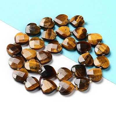 Natural Tiger Eye Beads Strands G-B044-B05-01-1