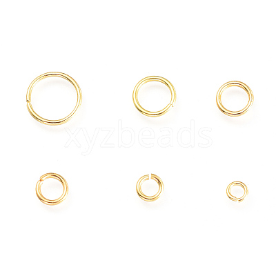 Brass Open Jump Rings KK-JQ0001-01G-1