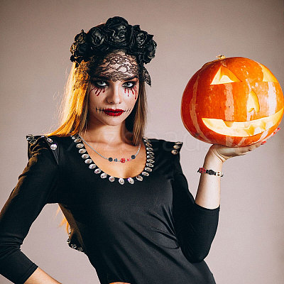 Halloween Theme DIY Jewelry Making Kits DIY-CA0007-72-1