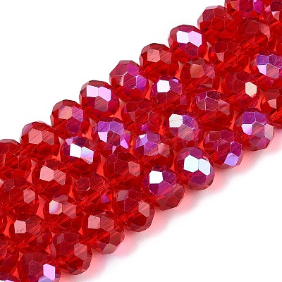 Electroplate Glass Beads Strands LS-EGLA-A044-T8mm-L01-1