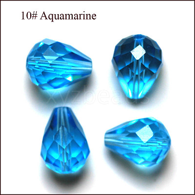Imitation Austrian Crystal Beads SWAR-F062-12x10mm-10-1