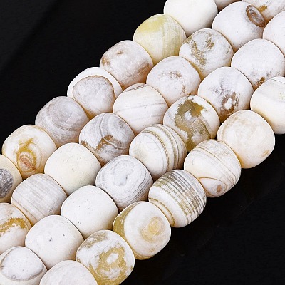 Natural Fire Crackle Agate Beads Strands G-Q606-94A-1