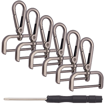 6Pcs Zinc Alloy Swivel Clasps FIND-SP0005-67A-1
