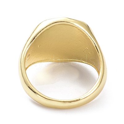 Pinwheel Pattern Alloy Enamel Finger Rings RJEW-Z008-15LG-E-1
