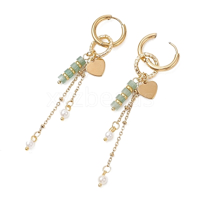202 Stainless Steel Huggie Hoop Earrings EJEW-JE07243-1