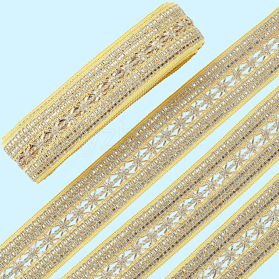 10 Yards Ethnic Style Polyester Ribbon for Sewing Decoration OCOR-CY0001-86C-1