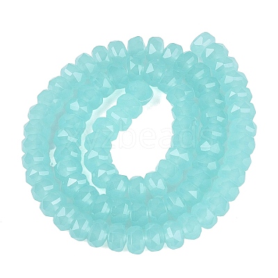 Imitation Jade Glass Beads Strands GLAA-Q114-01A-C02-1