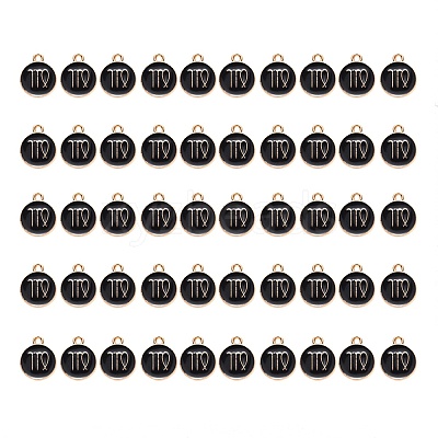 Alloy Enamel Pendants ENAM-SZ0001-27C-B-1
