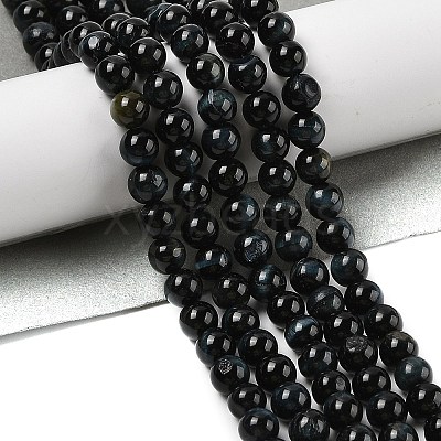 Grade AB Natural Tiger Eye Beads Strands G-B133-A02-6MM-03-1