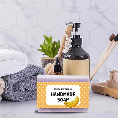 100Pcs 10 Style Rectangle Soap Paper Tag DIY-WH20027-008-1