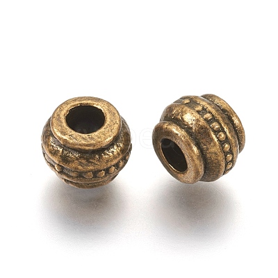 Tibetan Style European Beads MLF10904Y-NF-1
