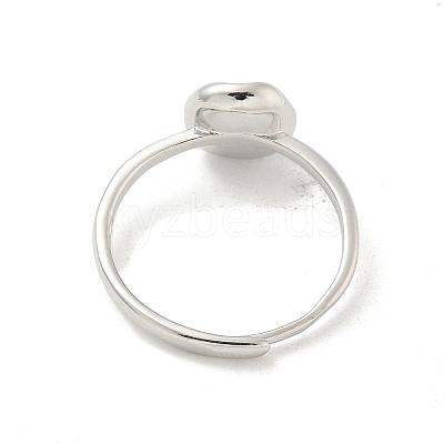 Brass Cup Peg Open Cuff Ring Settings LS-KK-G518-10P-04-1