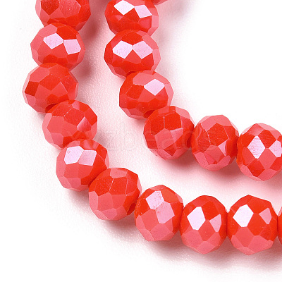 Electroplate Glass Beads Strands EGLA-A034-P2mm-A10-1