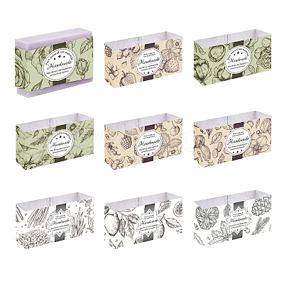 90Pcs 9 Style Handmade Soap Paper Tag DIY-PH0005-62-1