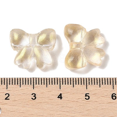 Transparent Spray Paint Glass Beads X-GLAA-Z011-02-1