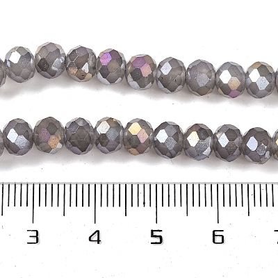 Baking Electroplate Glass Beads Strands LS-DGLA-A039-J10mm-B06-1