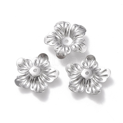 Non-Tarnish 304 Stainless Steel Bead Caps LS-STAS-K194-10P-1