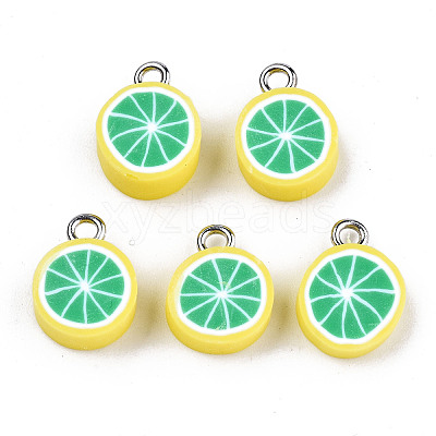 Handmade Polymer Clay Charms X-CLAY-T016-59B-1