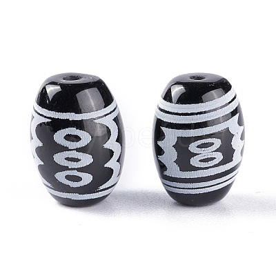 Tibetan Style dZi Beads TDZI-Z001-10-1