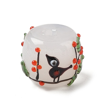 Handmade Lampwork Bumpy Beads LAMP-M025-01-1